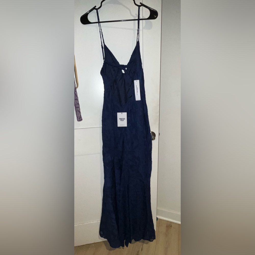 Princess Polly Cyrene Maxi Dress Navy - Picture 10 of 11